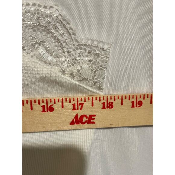 New RS Love Crop Tank Camisole Top Sz XXL White Lace Babydoll Festival Sexy - Picture 5 of 8